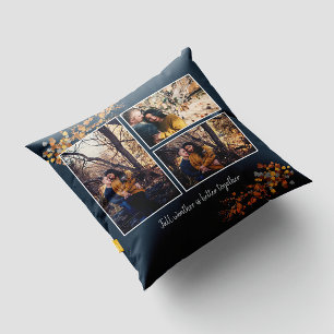 Coussin Automne Feuilles Photos Jeu d'oreiller