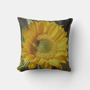 Coussin automne jaune Tournesol