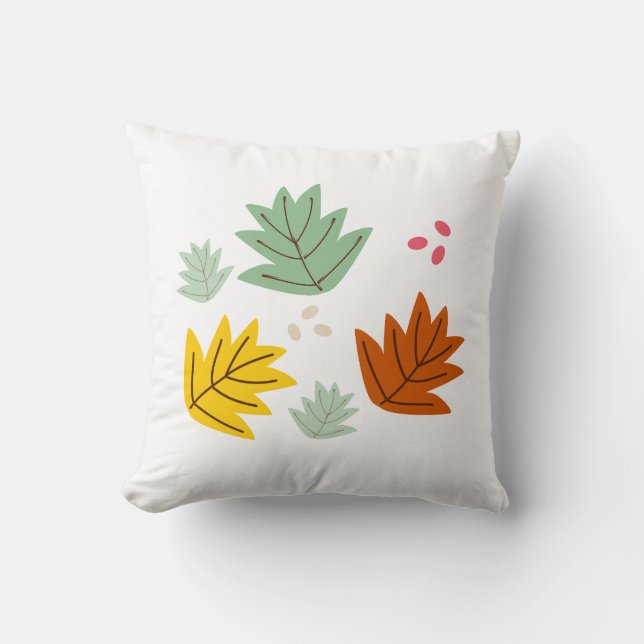 Coussin Automne Leaf Automne Fun (Recto)