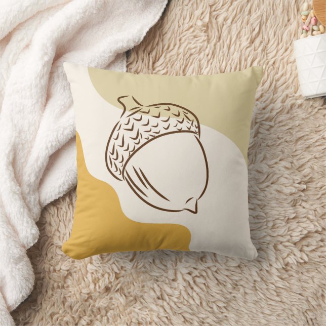 Coussin Automne Maïs Abstrait Automne Thanksgiving Cadeau (Couverture)