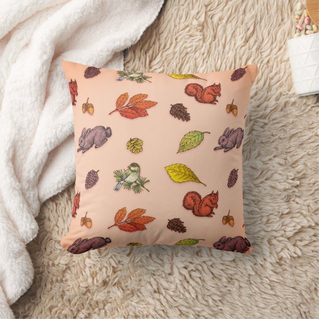 Coussin Automne Saison Automne Motif, Animal Nature Tendan (Couverture)