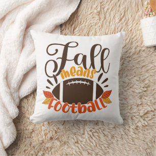 Coussin Automne signifie football