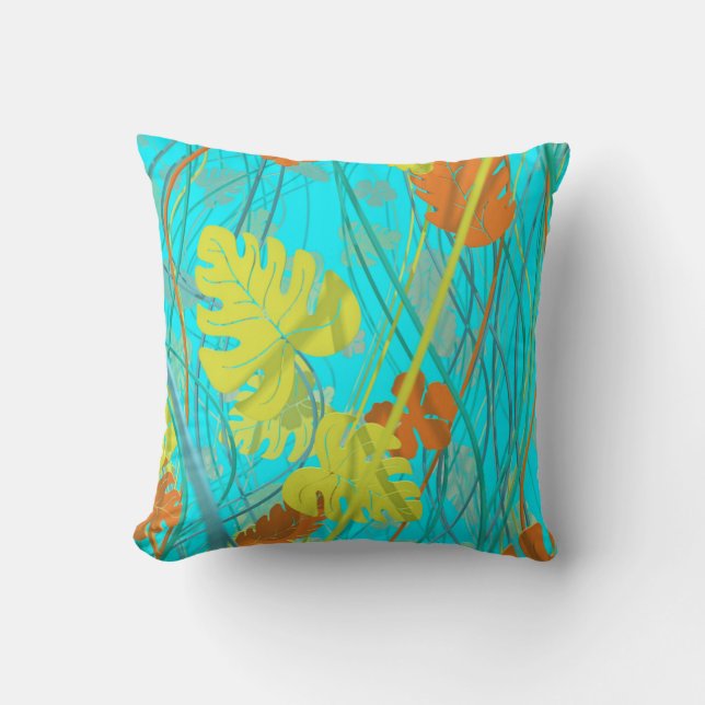 Coussin Automne tropical (Recto)