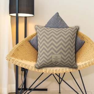 Coussin Automne Vues Collines Abstraites Nom personnalisé