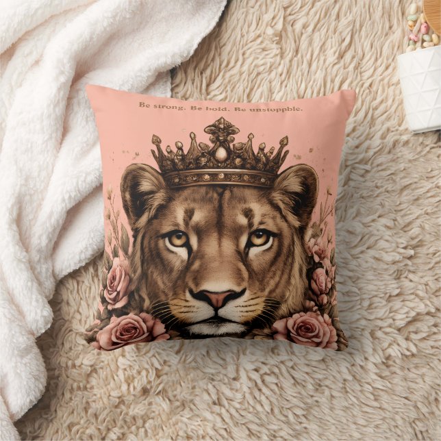 Coussin Autonomisation de la Lionne Couronnée  (Couverture)