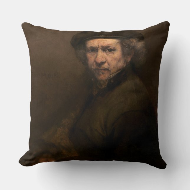 Coussin Autoportrait, 1659 (huile sur la toile) (Recto)