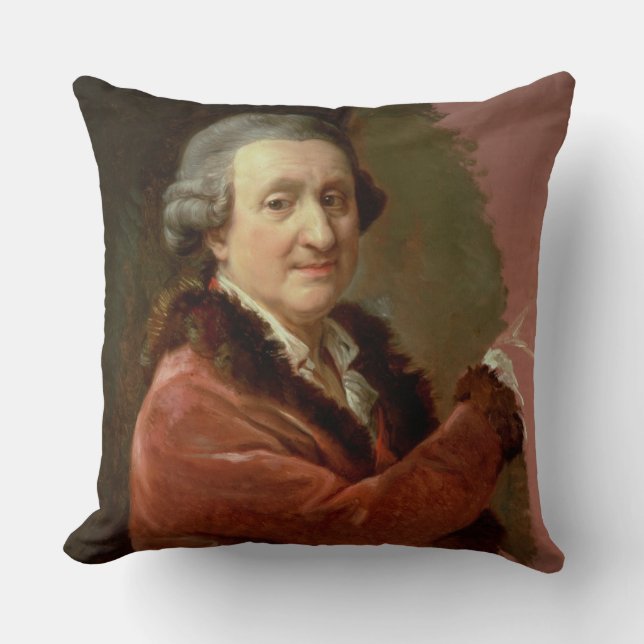 Coussin Autoportrait, 1773-87 (huile sur la toile) (Recto)