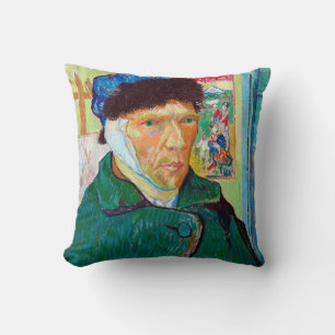 Coussin Autoportrait avec oreille déchirée, Van Gogh