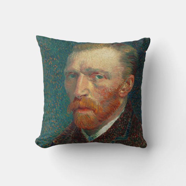 Coussin Autoportrait de Vincent van Gogh (1887) (Recto)