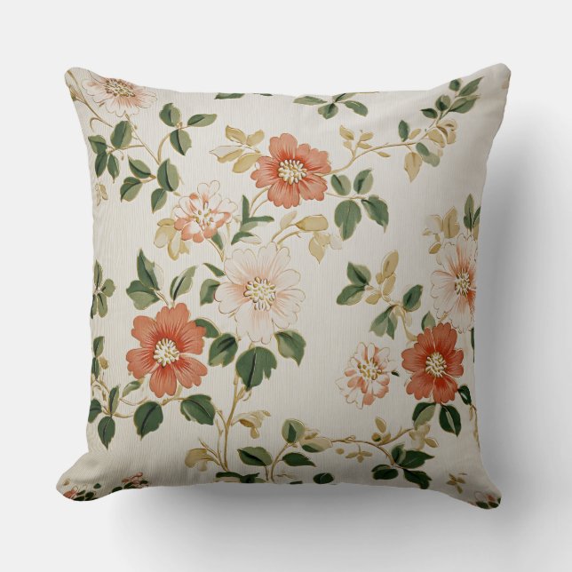 Coussin Autumn Garden Reverie (Recto)