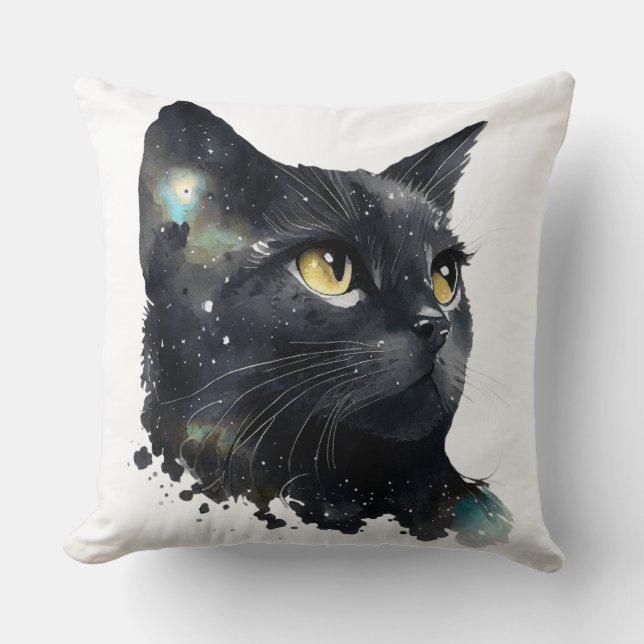 Coussin Autumn Mountain Landscape Throw Pillow (Recto)