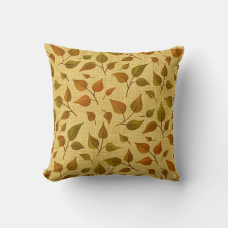 Coussin Aux Feuilles D'automne