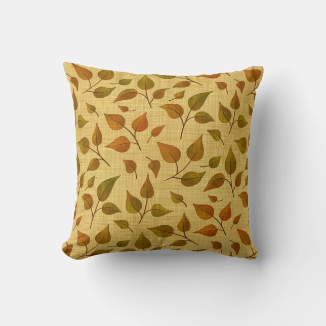 Coussin Aux Feuilles D'automne (Recto)