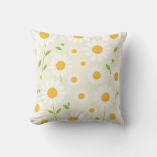 Coussin aux pâquerettes