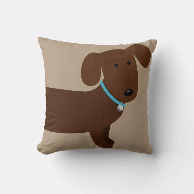 Coussin Avant et dos Brown mignons de Doxy (Recto)