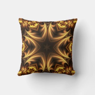 Coussin Avant-Garde ~ Gold Russet Noir 053 ~