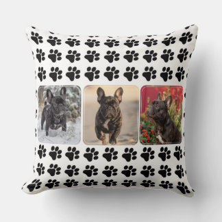 Coussin Avec 3 photos personnalisables Paw-trait Perfectio