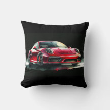 coussin avec autruche