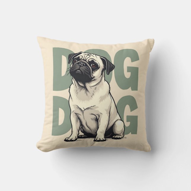 Coussin avec carlin (Recto)