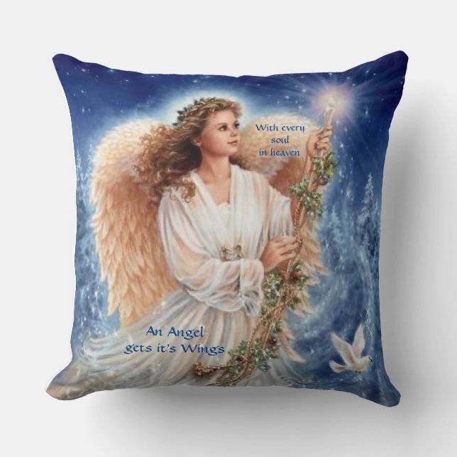 Coussin Avec chaque âme dans le ciel Parties scintillant D (Recto)