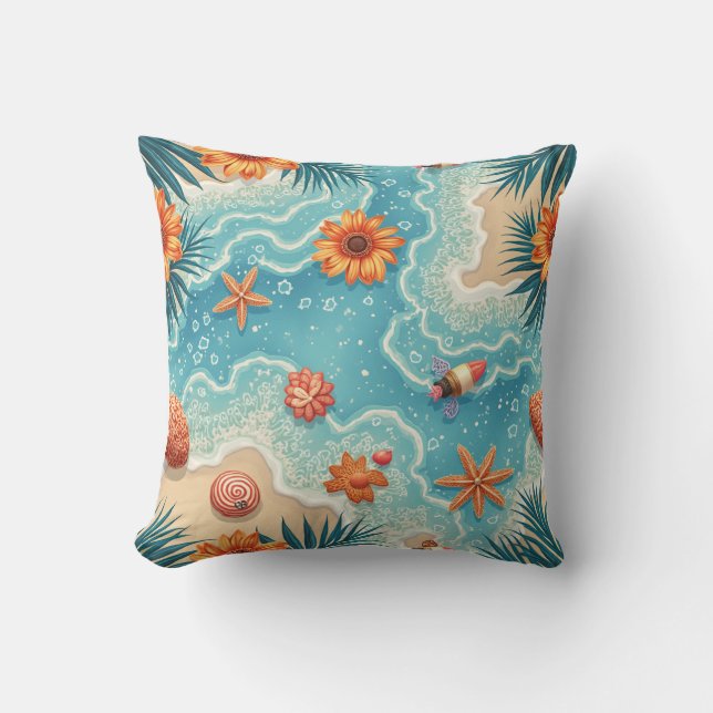 coussin avec coussin de plage (Recto)