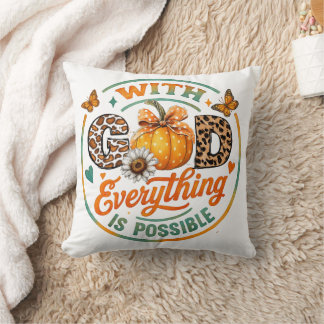 Coussin Avec Dieu, tout est possible