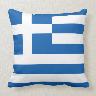 Coussin avec drapeau de la Grèce