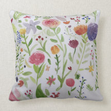 Coussin avec joli design floral