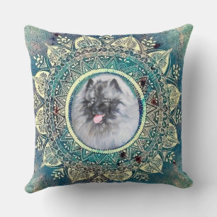 Coussin avec Kees sur bluegreen mandala