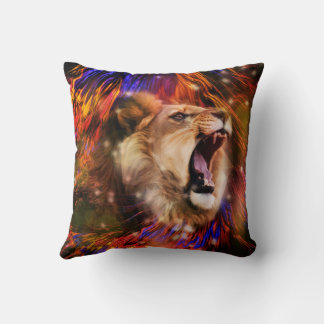 Coussin avec lion pour canapé