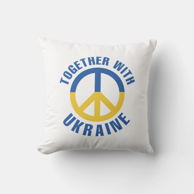 Coussin Avec L'Ukraine (Recto)