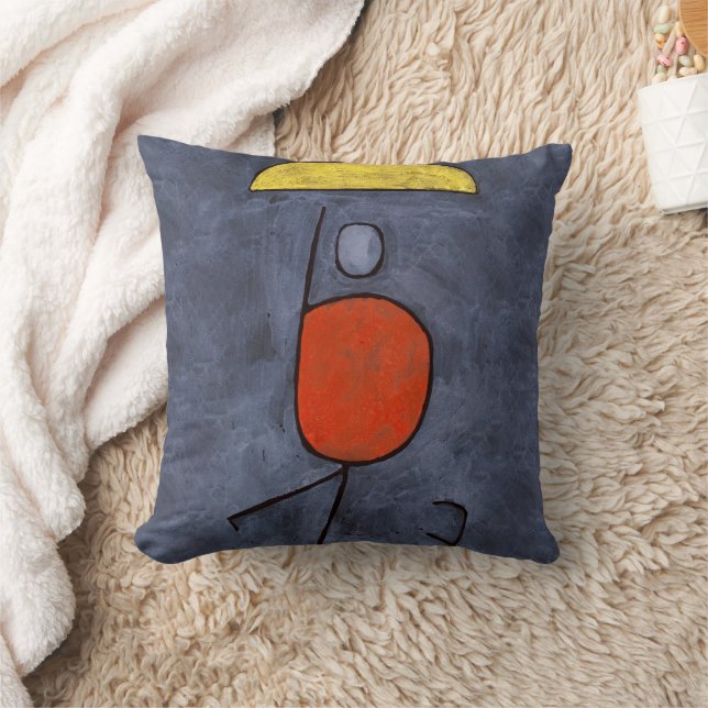 Coussin Avec un parapluie de Paul Klee, Art Abstrait (Couverture)