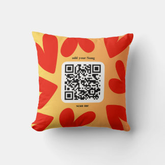 Coussin Avec une chanson personnelle par code QR
