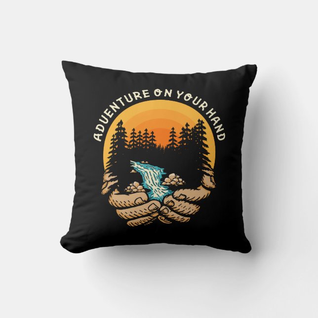 Coussin Aventure à votre portée (Recto)