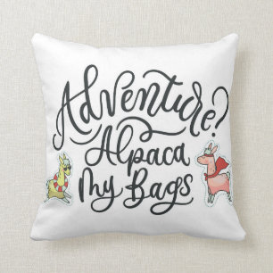 Coussin Aventure ? Alpaga mes sacs