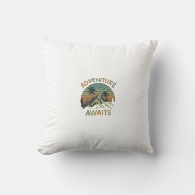 Coussin Aventure Attend (Recto)