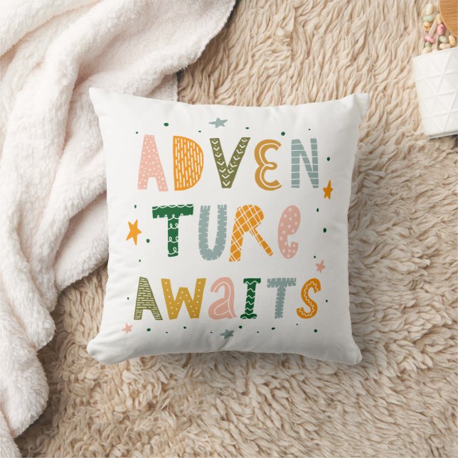 Coussin Aventure Attend (Couverture)