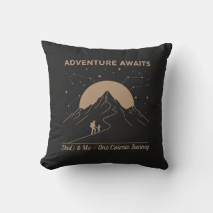 Coussin Aventure de Papa et Moi Cosmique