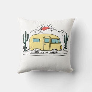 Coussin Aventure en camping