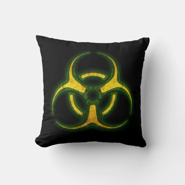 Coussin Avertissement de zombi de Biohazard (Recto)