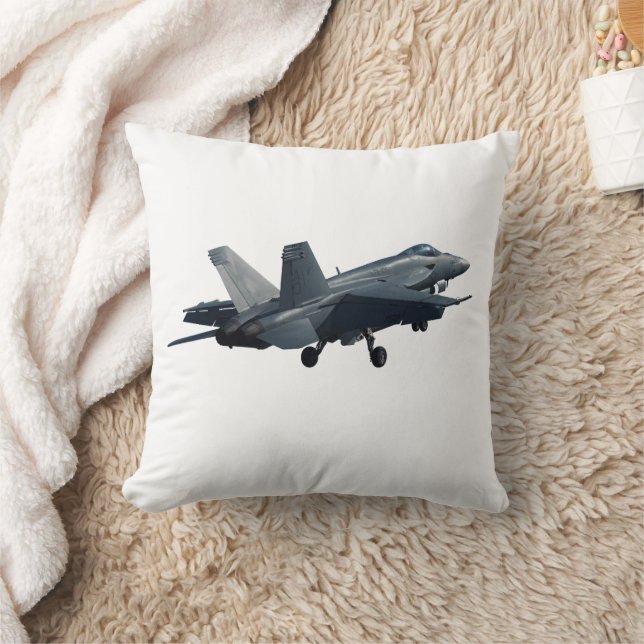Coussin Aviation Enthusiast Gift - Fighter Jet Aircraft Pi (Couverture)