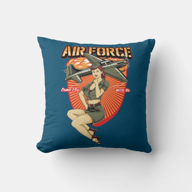 Coussin Aviation Vintage (Recto)