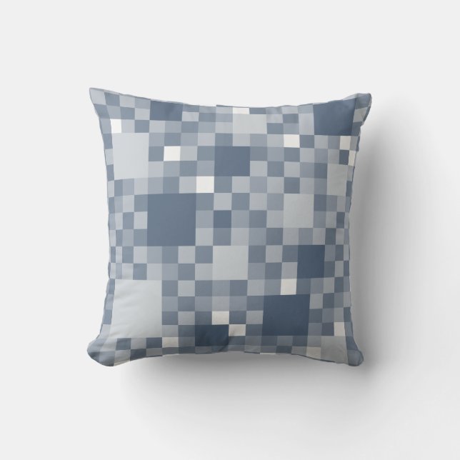 Coussin Avio numérique Pixellit petits Carrés (Recto)