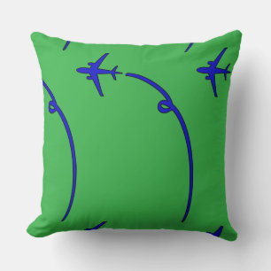 Coussin Avion Avec Air Trail Green