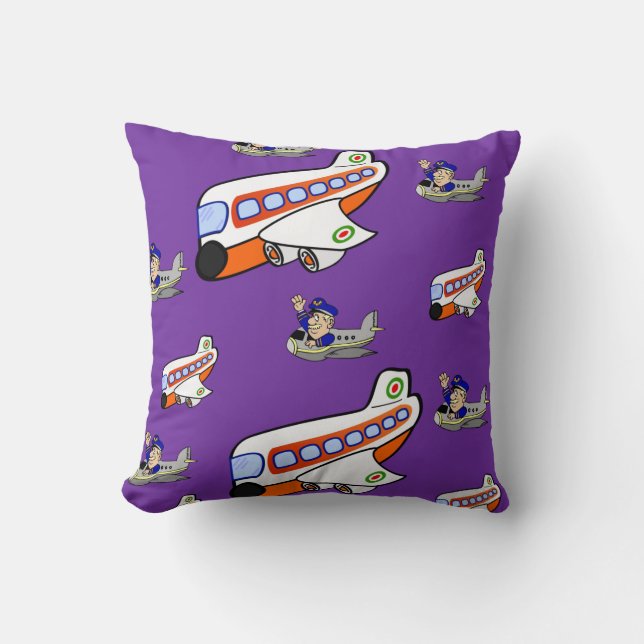 Coussin Avion de pilotage (Recto)