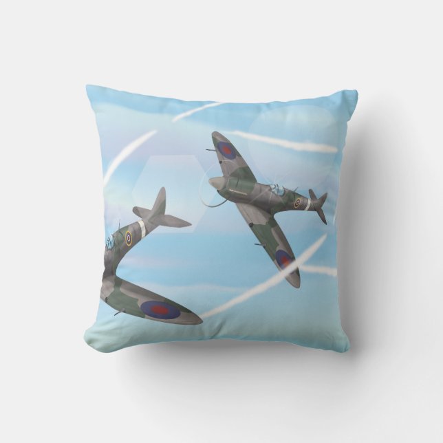 Coussin Avions anciens (Recto)