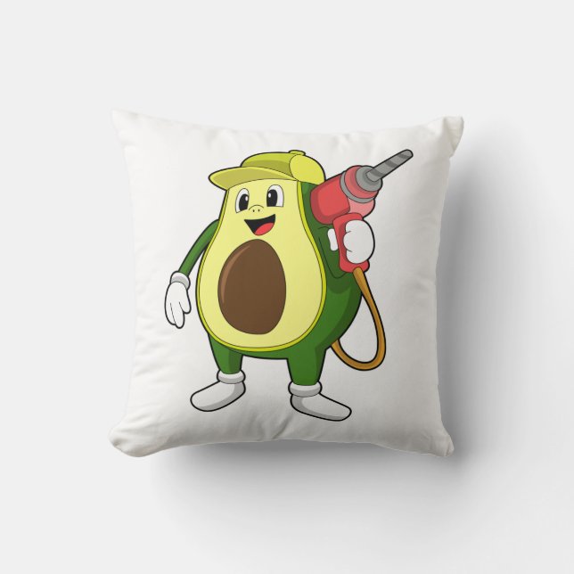 Coussin Avocado en tant que artisan avec exercices (Recto)