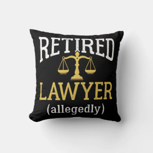 Coussin Avocat À La Retraite