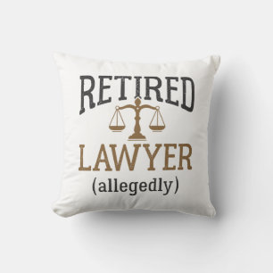 Coussin Avocat à la retraite présumé Avocat à la retraite