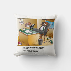 Coussin Avocat de divorce Rick London Muskrat Comic 